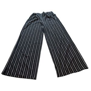 Windsor Monochrome Vertical Striped Flowy Pants